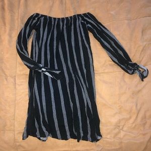 Off the Shoulder Shift Dress